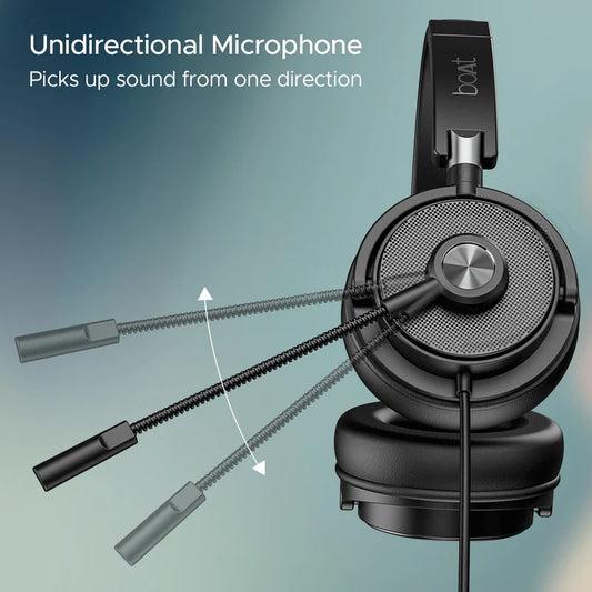 boAt BassHeads 950 USB Gaming Headset with Retractable Mic & HD Sound