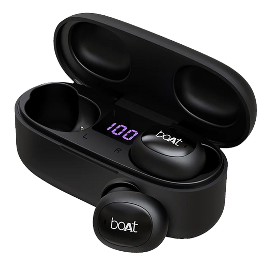 boAt Airdopes 121 V2 True Wireless Earbuds with 14 Hours Playback, LED Display & 8mm Drivers
