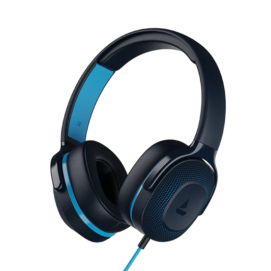 boAt BassHeads 1000 Wired Over-Ear Headphones with Super Extra Bass & Mic