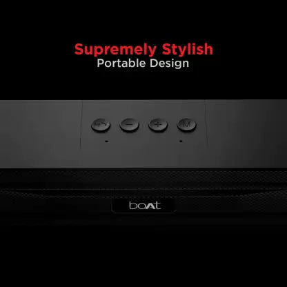boAt 10W Bluetooth Soundbar – Portable 2.0 Channel with AUX, USB, TF Card