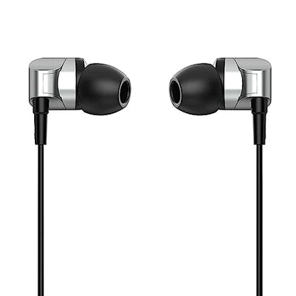 Premium Metal Wired In-Ear Earphones with Mic | HD Sound & Deep Bass | Noise Isolation Headphones