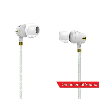 Premium Braided Wired In-Ear Earphones with Mic | HD Sound & Deep Bass | Luxury Bullet Design