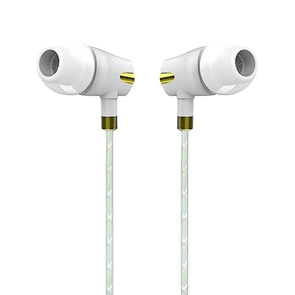 Premium Braided Wired In-Ear Earphones with Mic | HD Sound & Deep Bass | Luxury Bullet Design