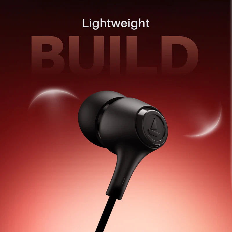 boAt Wired In-Ear Earphones with Mic | Deep Bass & HD Sound | Noise Isolation