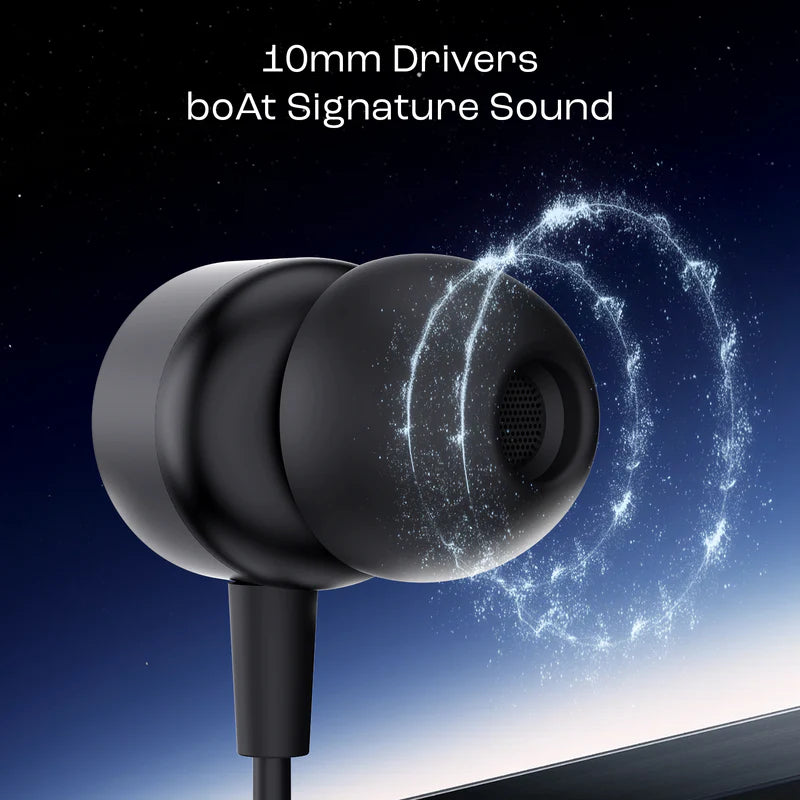 Premium Braided Wired In-Ear Earphones with Mic | Deep Bass & HD Sound | Noise Isolation