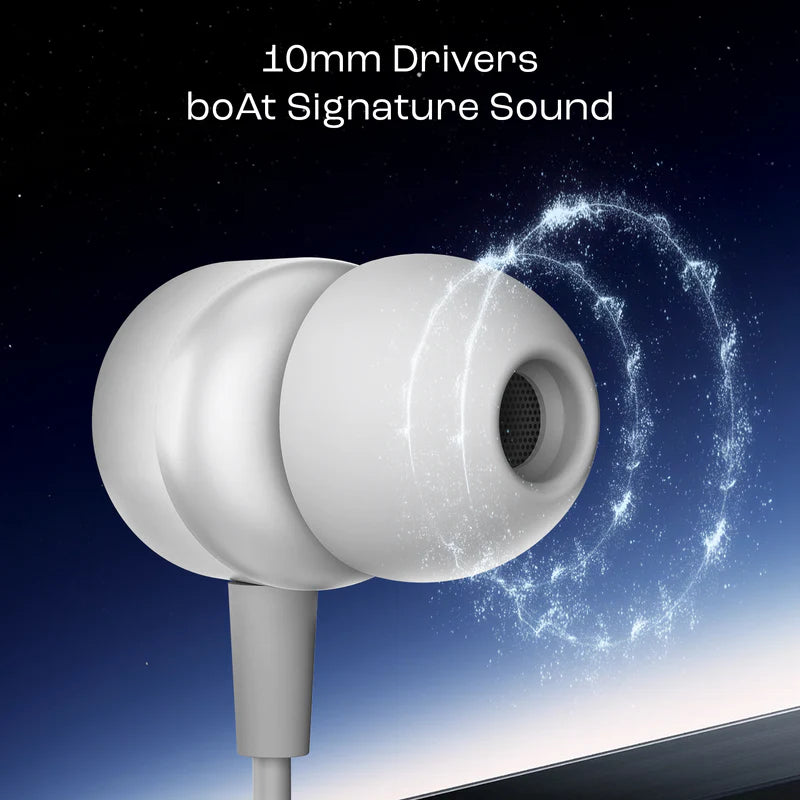 Premium Braided Wired In-Ear Earphones with Mic | Deep Bass & HD Sound | Noise Isolation