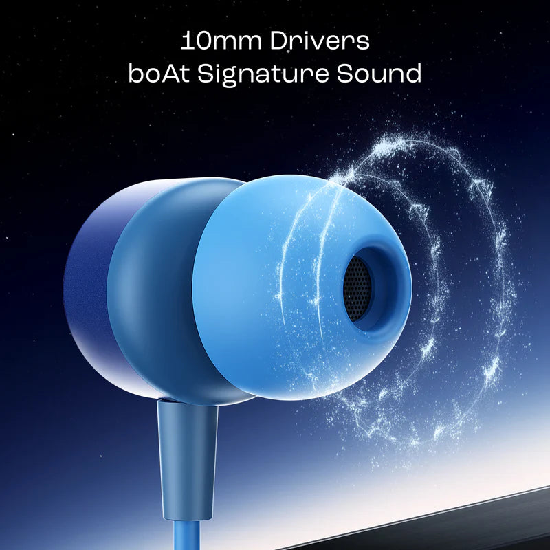 Premium Braided Wired In-Ear Earphones with Mic | Deep Bass & HD Sound | Noise Isolation