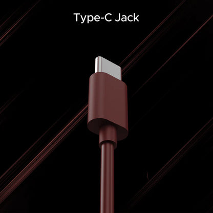 Type-C Wired In-Ear Earphones with Mic | Deep Bass & HD Sound | Volume Control | Noise Isolation