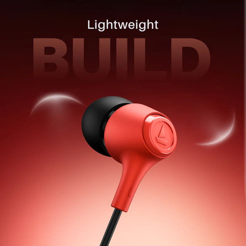 boAt Wired In-Ear Earphones with Mic | Deep Bass & HD Sound | Noise Isolation