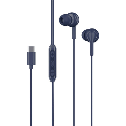 Type-C Wired In-Ear Earphones with Mic | Deep Bass & HD Sound | Volume Control | Noise Isolation
