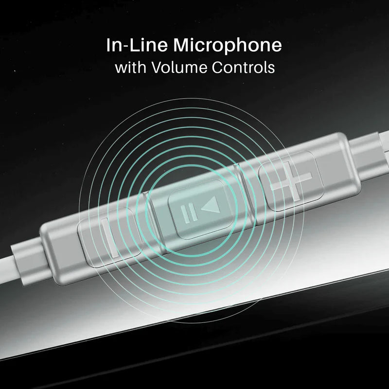 boAt Type-C Wired In-Ear Earphones with Mic | Deep Bass & HD Sound | Noise Isolation