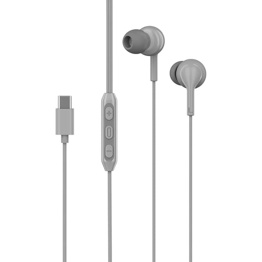 Type-C Wired In-Ear Earphones with Mic | Deep Bass & HD Sound | Volume Control | Noise Isolation