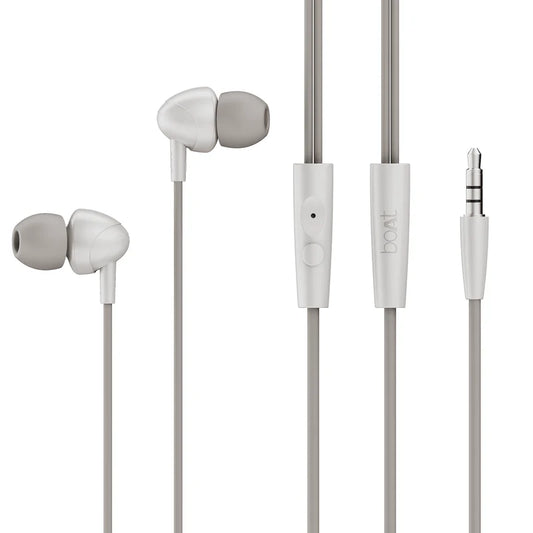 boAt Wired In-Ear Earphones with Mic | Deep Bass Sound | 3.5mm Jack | Noise Isolation