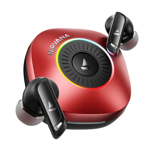 boAt Nirvana RGB Ring True Wireless Earbuds with 40H Playtime, Quad Mic & Fast Charging