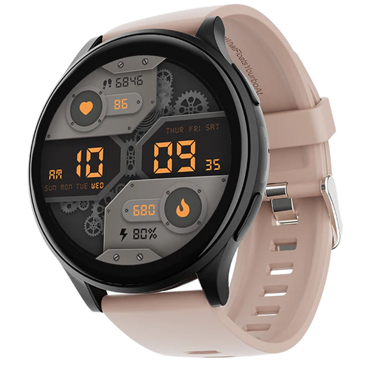 Round Dial Smartwatch with Heart Rate Monitor | Fitness & Activity Tracker