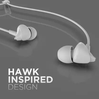 Premium In-Ear Wired Earphones with Deep Bass & Noise Isolation | Stylish Design | HD Mic
