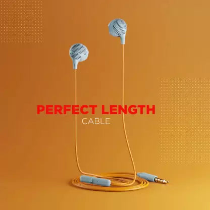 boAt Style Wired Open-Ear Earphones with Mic | HD Sound | Lightweight & Comfortable Design