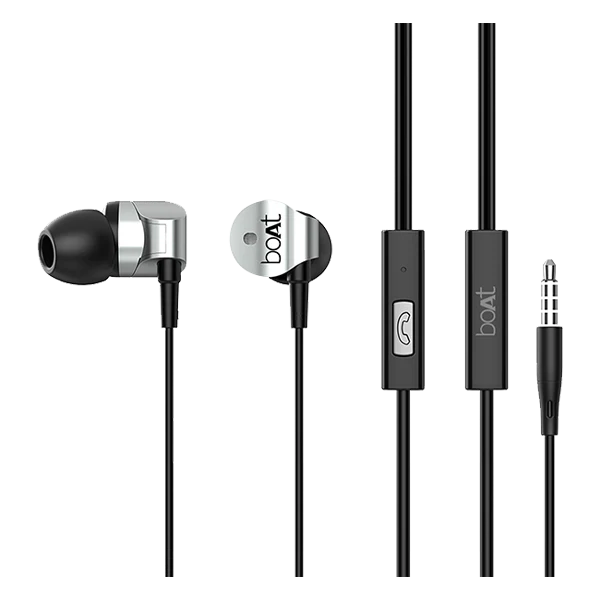 Premium Metal Wired In-Ear Earphones with Mic | HD Sound & Deep Bass | Noise Isolation Headphones