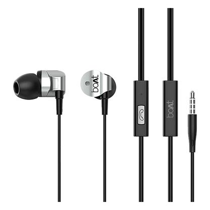 Premium Metal Wired In-Ear Earphones with Mic | HD Sound & Deep Bass | Noise Isolation Headphones