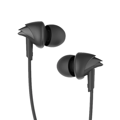 Premium In-Ear Wired Earphones with Deep Bass & Noise Isolation | Stylish Design | HD Mic